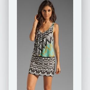 Plenty by Tracy Reese Multicolor Patterned Sleeveless Dress size medium